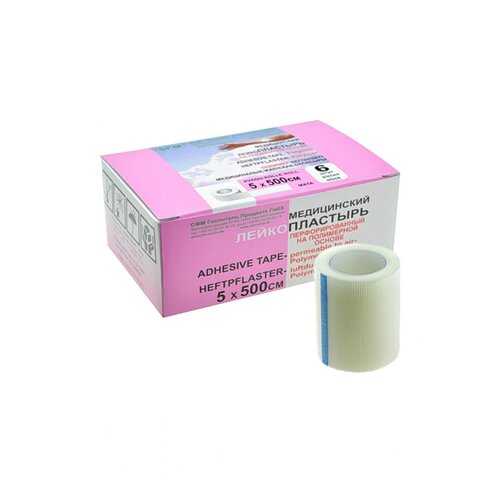 Лейкопластырь Полимерная основа SFM Plaster 534 555 5,0х500см белый в Аптека Озерки