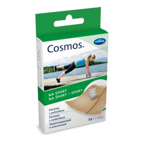 Пластырь Cosmos sport эластичный из полиуретановой пленки 6 х 10 см 5 шт. в Аптека Озерки