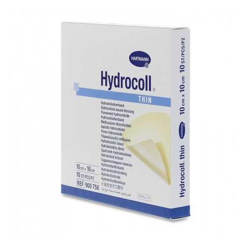 Повязка Hydrocoll thin гидроколлоидная самофиксирующаяся для заживления 10х10 см 10 шт. в Аптека Озерки