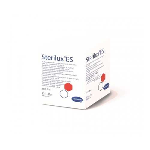 Салфетки Sterilux ES марлевые нестерильные 13 нитей 8 слоев 10 х 10 см 100 шт. в Аптека Озерки