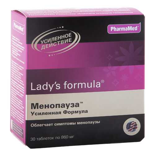 Lady's formula PharmaMed менопауза усиленная формула таблетки 30 шт. в Аптека Озерки