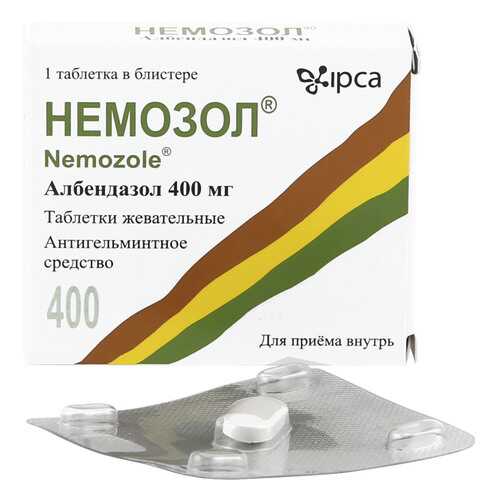 Немозол таблетки 400 мг в Аптека Озерки