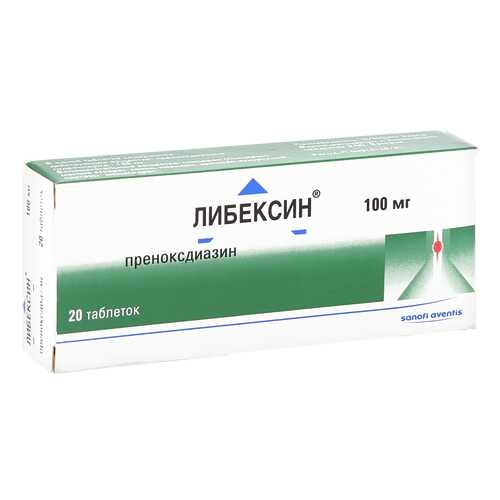 Либексин таблетки 100 мг 20 шт. в Аптека Озерки
