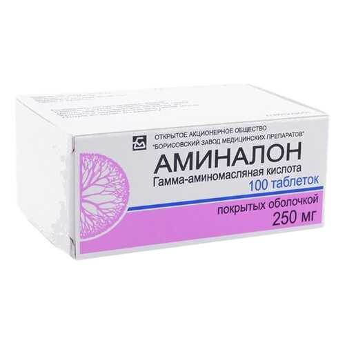 Аминалон таблетки, покрытые оболочкой 250 мг 100 шт. в Аптека Озерки