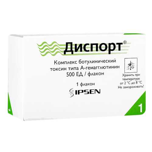 Диспорт лиофилизат для р-ра для ин. 500 ЕД флакон №1 в Аптека Озерки