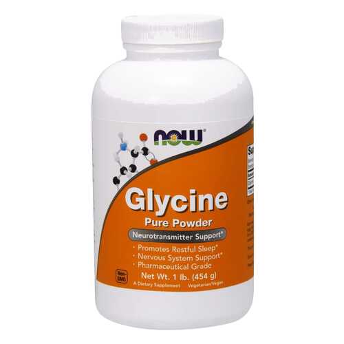 Для нервной системы NOW Glycine Pure 454 г в Аптека Озерки