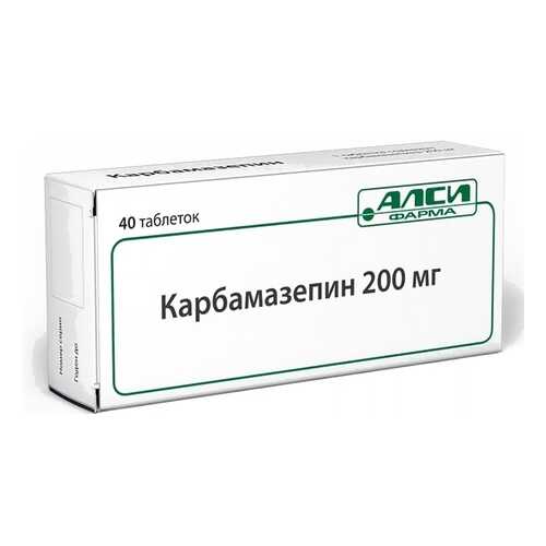 Карбамазепин таблетки 200 мг 40 шт. в Аптека Озерки