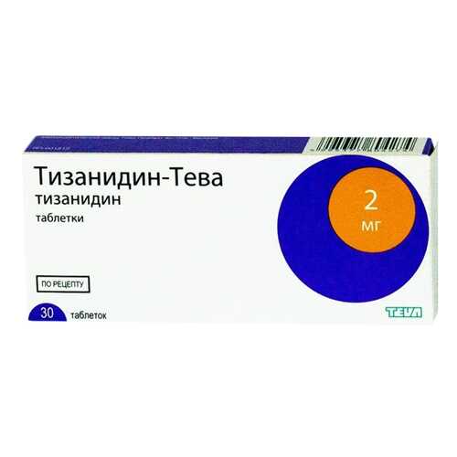Тизанидин-Тева таблетки 2 мг №30 в Аптека Озерки