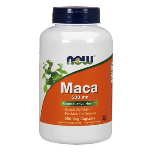 Бустер тестостерона NOW Maca 500 мг 250 капсул в Аптека Озерки