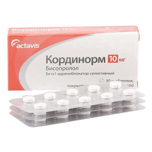 Кординорм таблетки 10 мг 30 шт. в Аптека Озерки