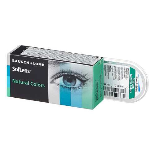 Контактные линзы SofLens Natural Colors 2 линзы -3,50 topaz в Аптека Озерки