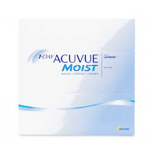 Контактные линзы 1-Day Acuvue Moist 90 линз R 9,0 -10,50 в Аптека Озерки