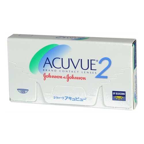 Контактные линзы Acuvue 2 6 линз R 8,3 -3,75 в Аптека Озерки