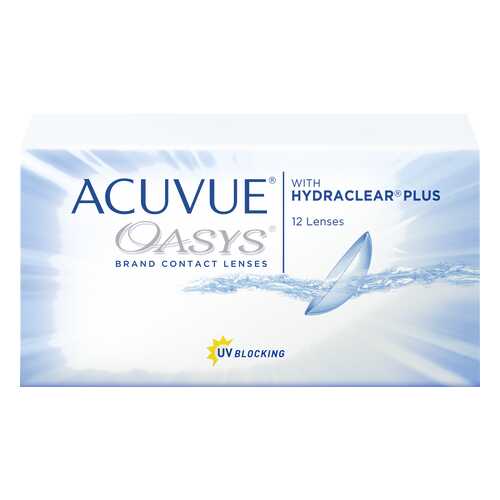 Контактные линзы Acuvue Oasys with Hydraclear Plus 12 линз R 8,4 -6,50 в Аптека Озерки