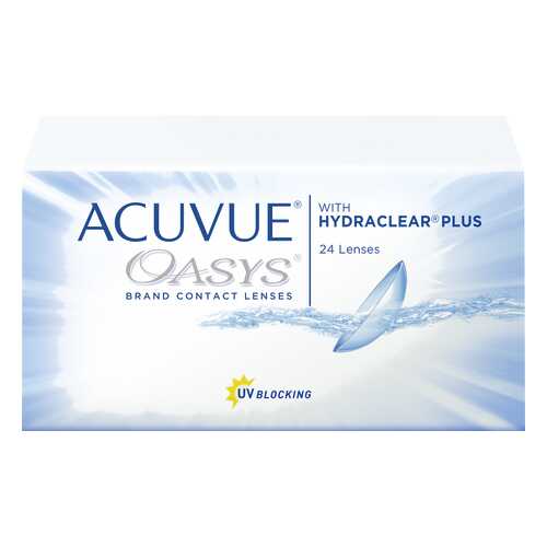Контактные линзы Acuvue Oasys with Hydraclear Plus 24 линзы R 8,4 +1,00 в Аптека Озерки