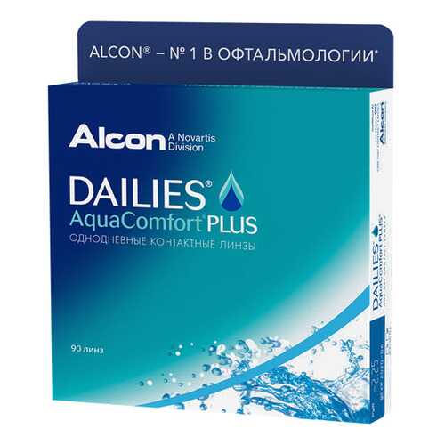 Контактные линзы ALCON Dailies AquaComfort Plus 90 линз -1,25 в Аптека Озерки