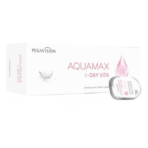 Контактные линзы Aquamax 1 Day Vita 30 линз R 8,6 -6,50 в Аптека Озерки