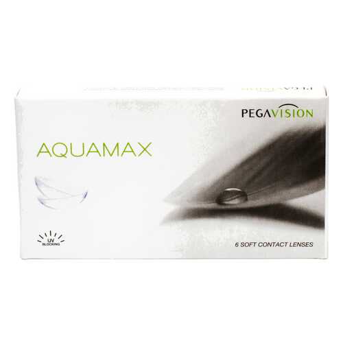 Контактные линзы AQUAMAX 6 линз R 8,6 -5,00 в Аптека Озерки