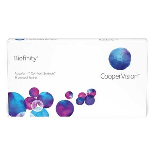 Контактные линзы Biofinity 6 линз -1,25 в Аптека Озерки