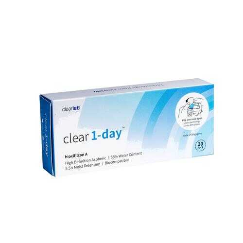Контактные линзы ClearLab Clear 1-Day 30 линз R 8.7 -07,00 в Аптека Озерки