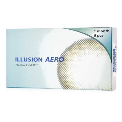 Контактные линзы ILLUSION Aero 6 линз R 8.6 -4.25D в Аптека Озерки