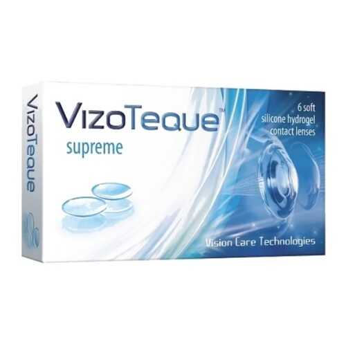 Контактные линзы VizoTeque Supreme 6 линз R 8,6 -2,50 в Аптека Озерки
