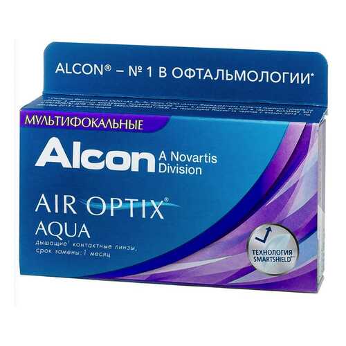 Контактные линзы AirOptix HydraGlyde for Multifocal 3 шт. PWR -7,00, R 8.6, Аддидация=L в Аптека Озерки