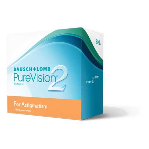 Контактные линзы PureVision 2 for Astigmatism 3 линзы -2,50/-0,75/180 в Аптека Озерки