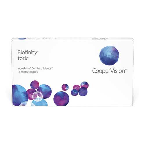 Линзы контактные CooperVision Biofinity Toric 3 шт. +1/2,25/170 в Аптека Озерки