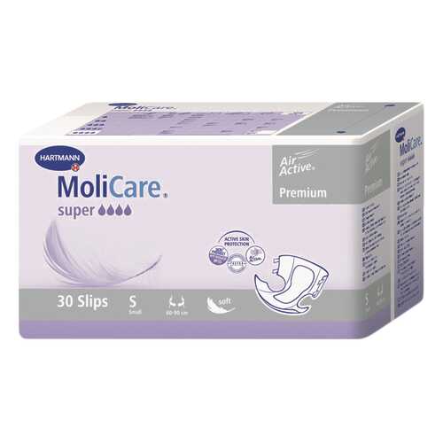 Подгузники для взрослых, S, 30 шт. MoliCare Premium Super в Аптека Озерки