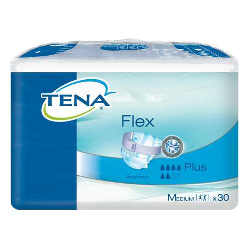 Подгузники для взрослых с поясом, M, 30 шт. Tena Flex Plus в Аптека Озерки