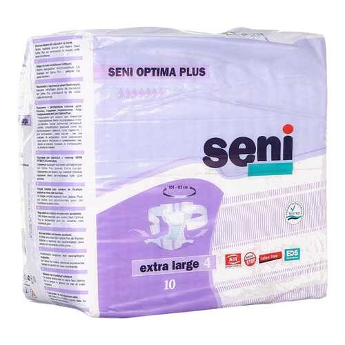 Подгузники для взрослых с поясом, XL, 10 шт. Seni Optima Plus в Аптека Озерки