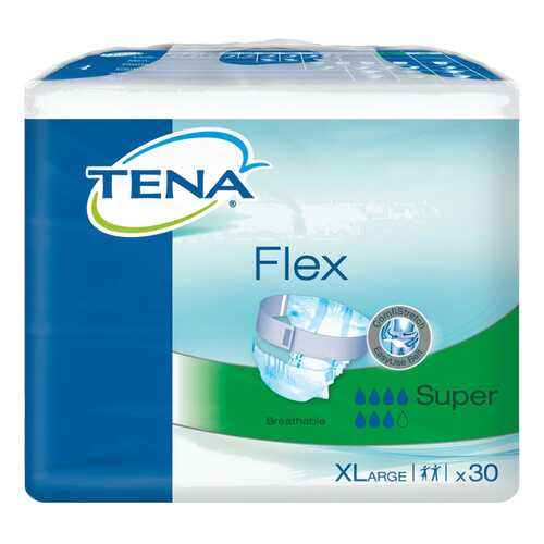 Подгузники для взрослых с поясом, XL, 30 шт. Tena Flex Plus в Аптека Озерки