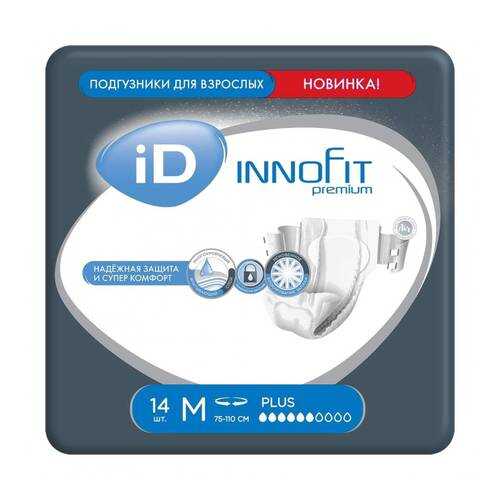 Подгузники iD Innofit для взрослых М 14 шт в Аптека Озерки