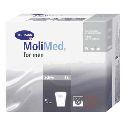 Урологические прокладки для мужчин, 14 шт. MoliMed Premium Protect в Аптека Озерки
