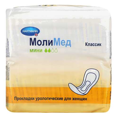 Урологические прокладки для женщин, 28 шт. MoliMed Classic Mini в Аптека Озерки