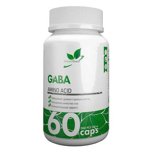 Добавка для нервной системы NaturalSupp Gaba капсулы 60 шт. в Аптека Озерки