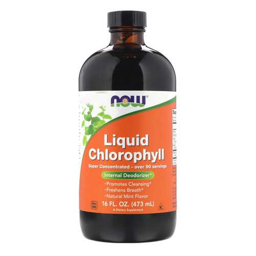 Добавка для здоровья NOW Liquid Chlorophyll 473 мл мята в Аптека Озерки