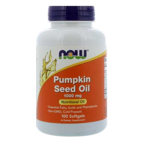 Другие масла и жиры NOW Pumpkin Seed Oil 100 капс. в Аптека Озерки