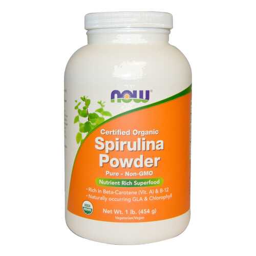 Добавка для здоровья NOW Spirulina Powder 454 г натуральный в Аптека Озерки