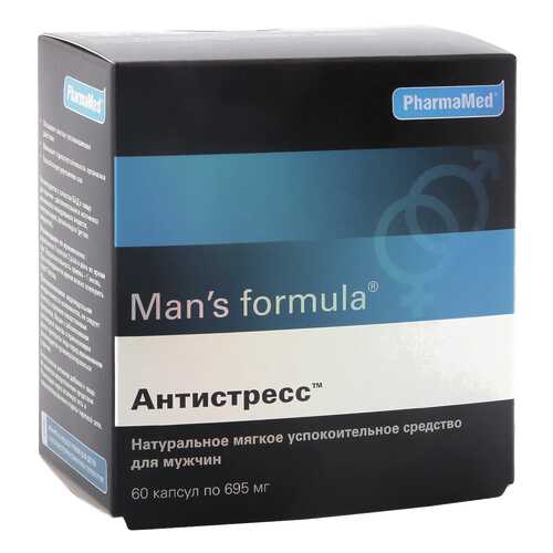 Man's formula Антистресс капсулы 60 шт. man's formula антистресс капсулы 60 шт. в Аптека Озерки