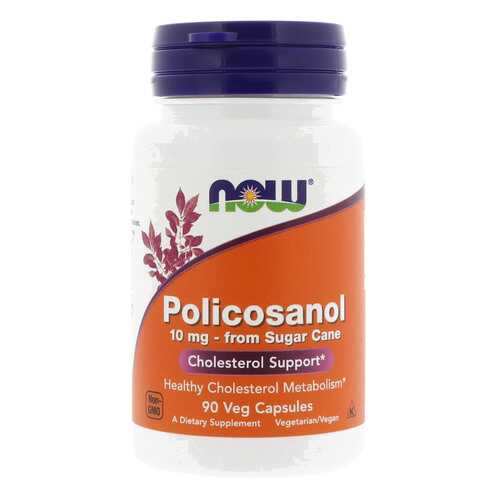 Добавка для сердца и сосудов NOW Policosanol 90 капсул в Аптека Озерки