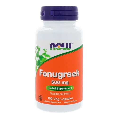 Добавка для здоровья NOW Fenugreek 100 капс. натуральный в Аптека Озерки