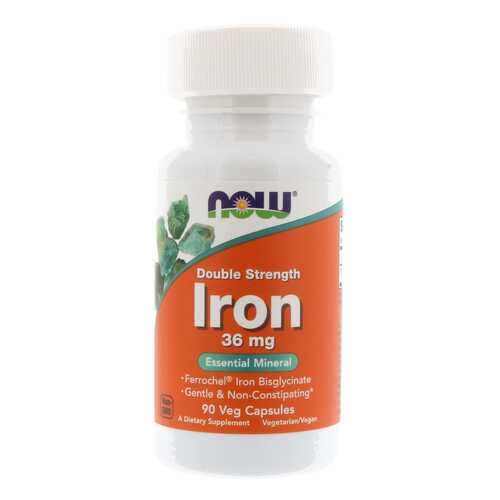 Минеральный комплекс NOW Iron Double Strength 90 капс. без вкуса в Аптека Озерки