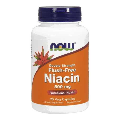Витамин B NOW Niacin Flush-Free 90 капс. в Аптека Озерки